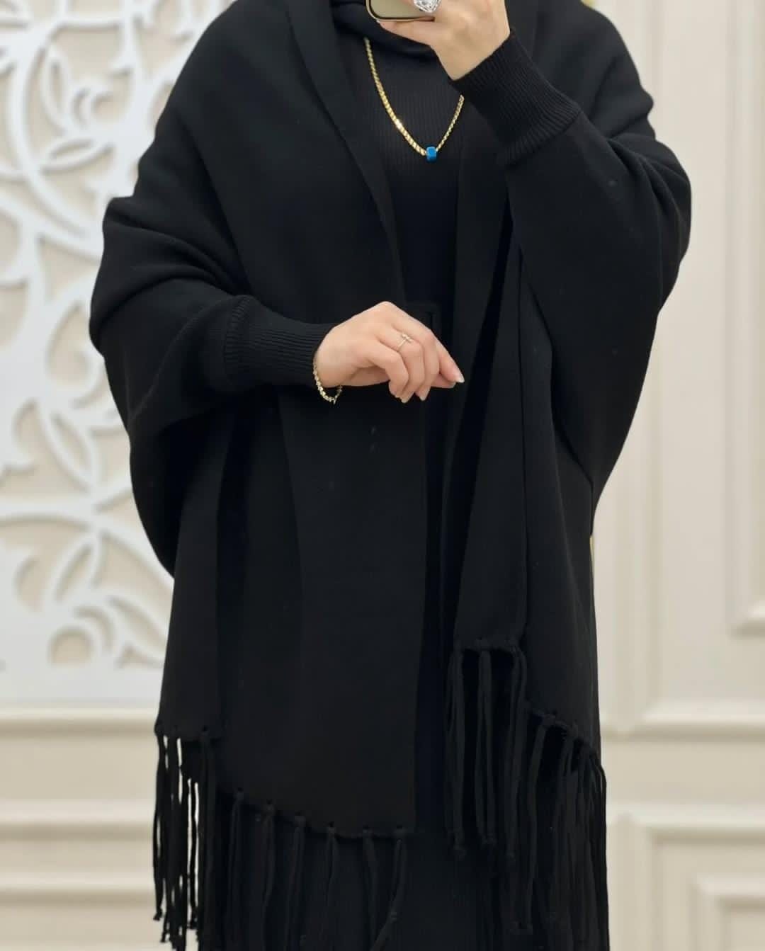 Batwing Poncho Style Shawl