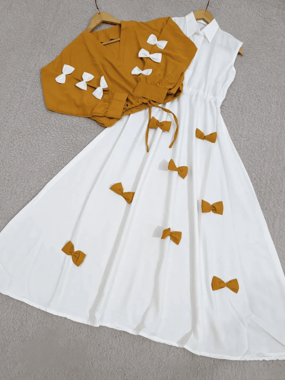 Modish Western Bow Maxi & Top Set