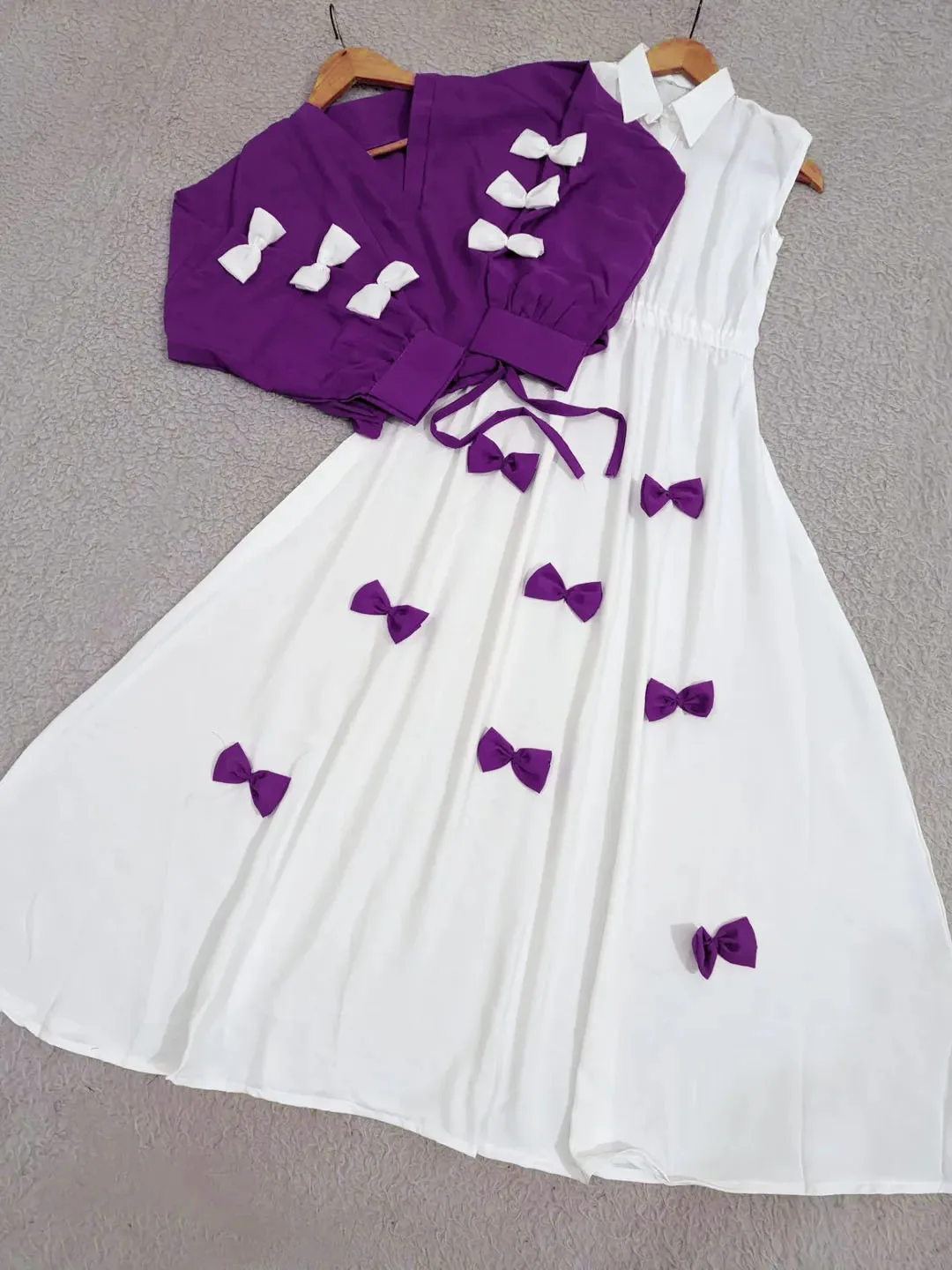 Modish Western Bow Maxi & Top Set