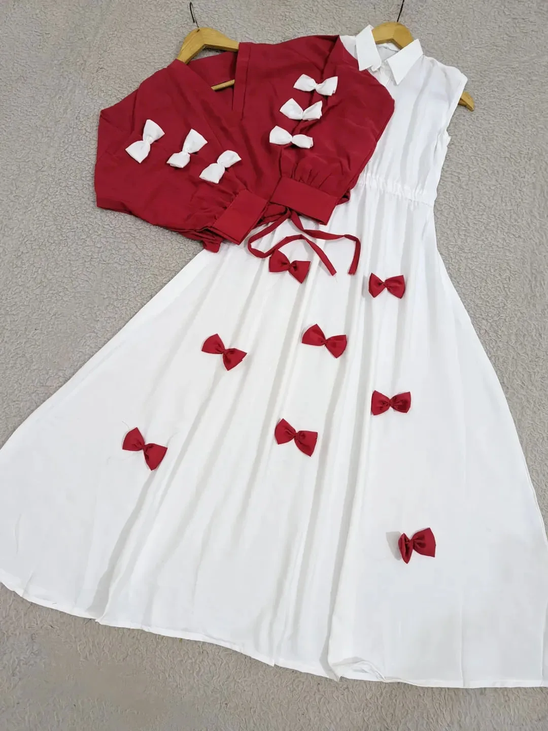 Modish Western Bow Maxi & Top Set
