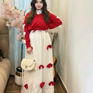 Modish Western Bow Maxi & Top Set