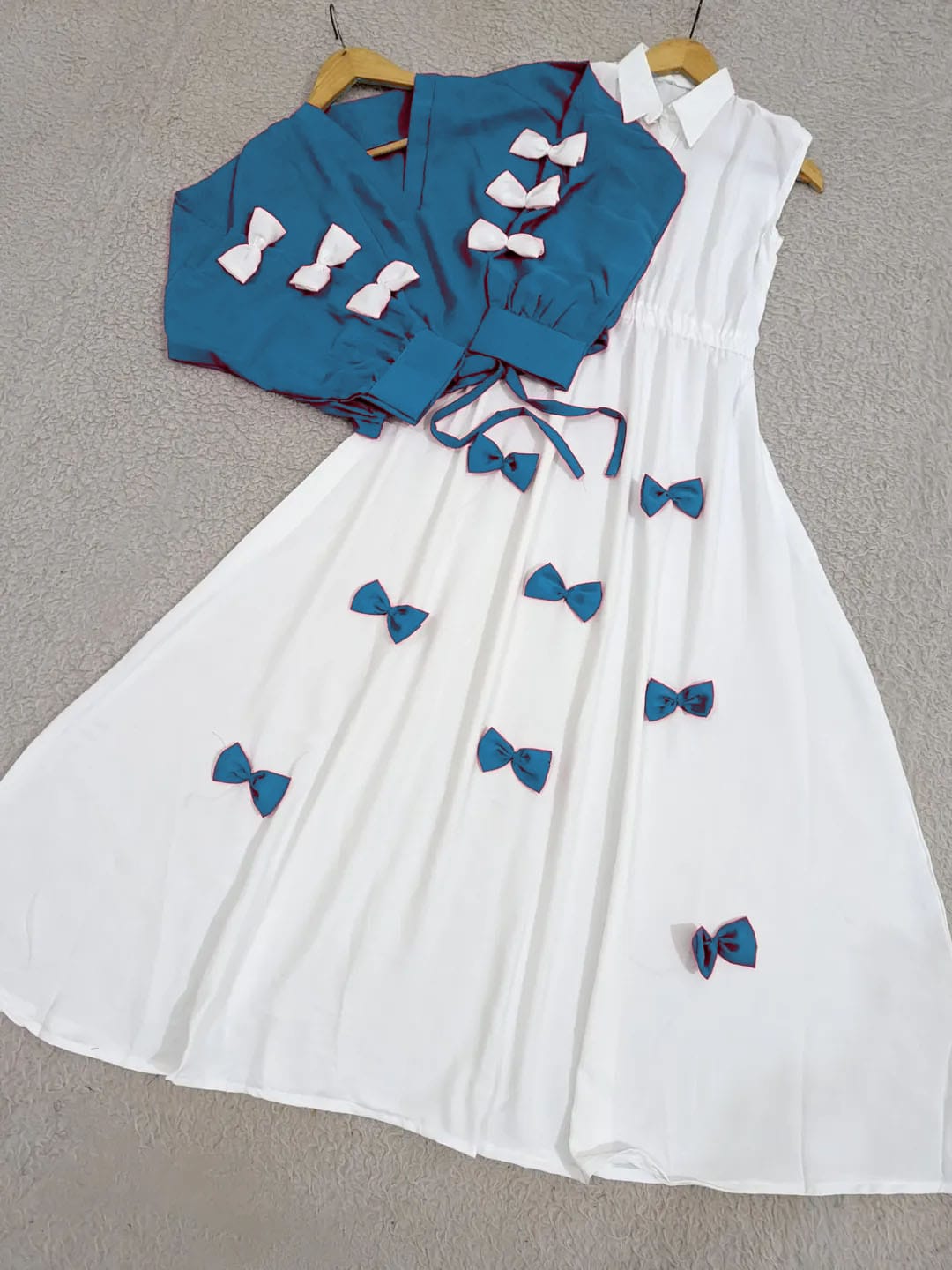 Modish Western Bow Maxi & Top Set