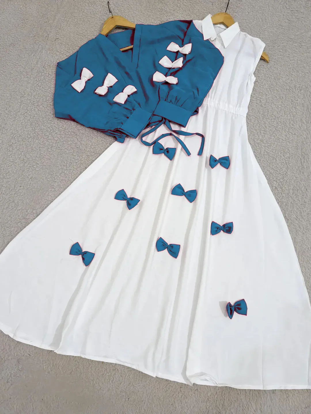 Modish Western Bow Maxi & Top Set