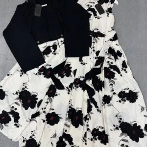 Western Floral Maxi & Koti 2-Piece Set
