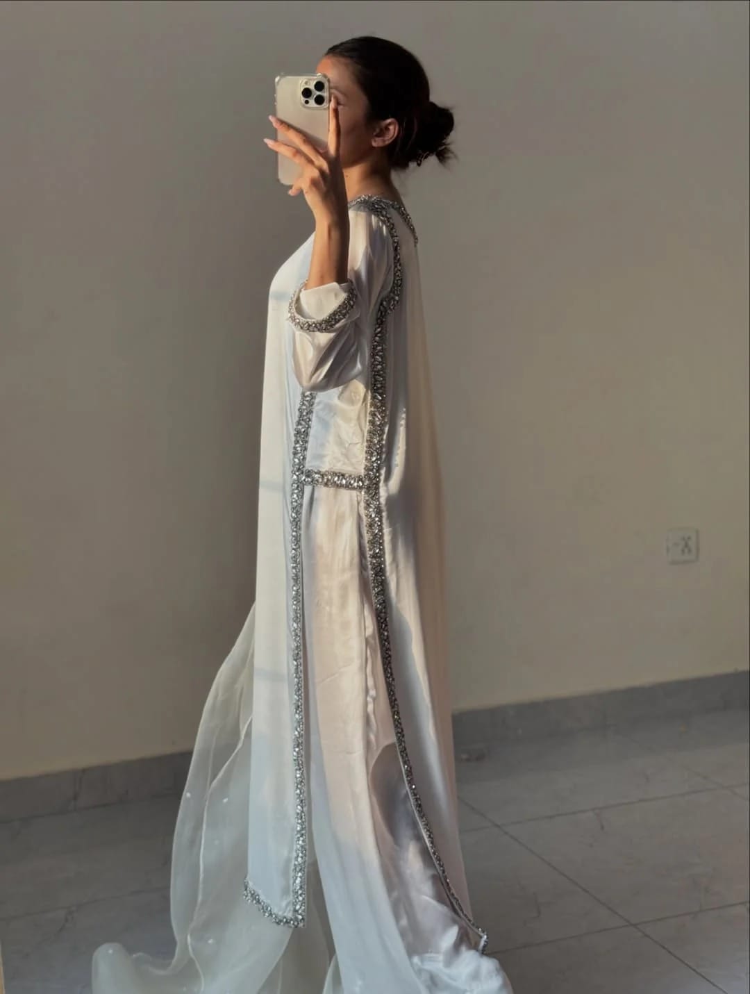 Hania Lace Work Silk 3-Piece Set