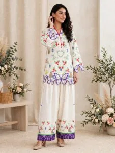 Bloom Butterfly Farshi Co-Ord Set