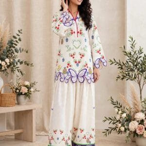 Bloom Butterfly Farshi Co-Ord Set